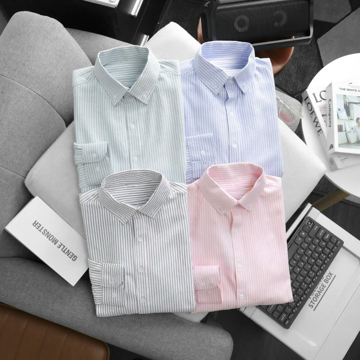 OEM/ODM Manufacturing: Precision Tailored Classic Striped Shirts - Image 8