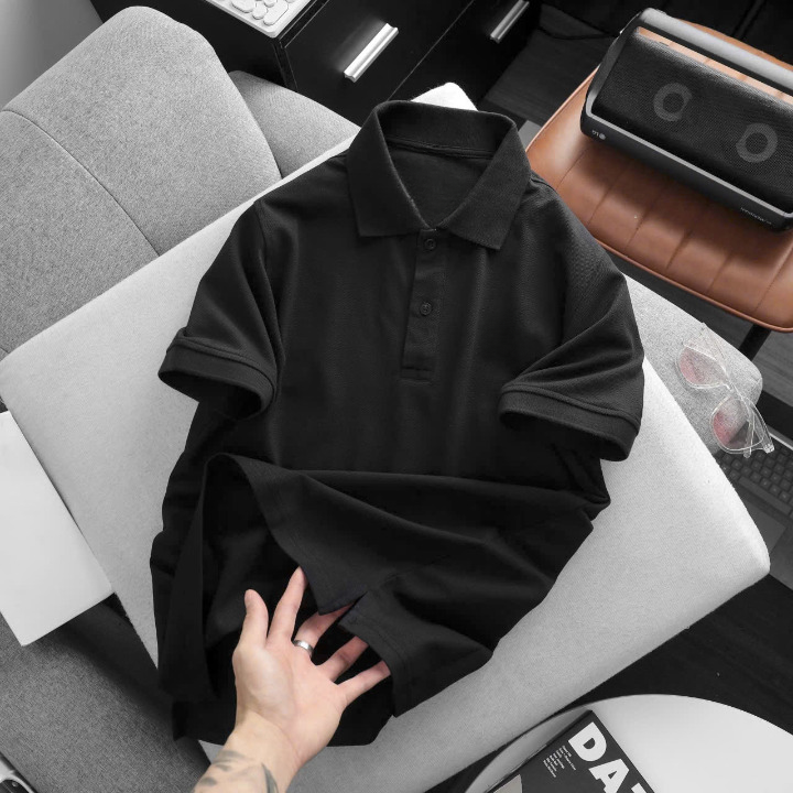 OEM/ODM Manufacturing: Classic Pique Knit Solid Color Polo Shirts - Image 12