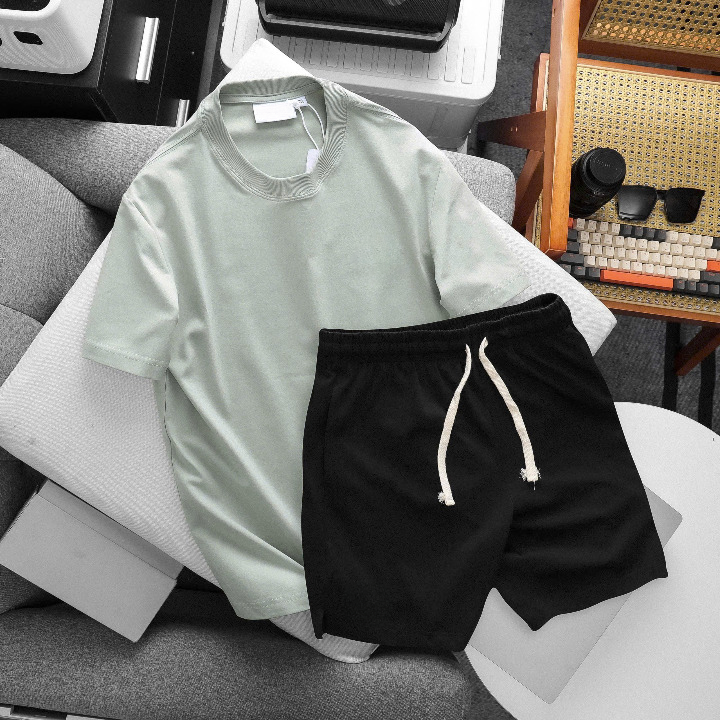 OEM/ODM Manufacturing: Premium Blank T-Shirt & Shorts Sets (Loungewear/Casual) - Image 13