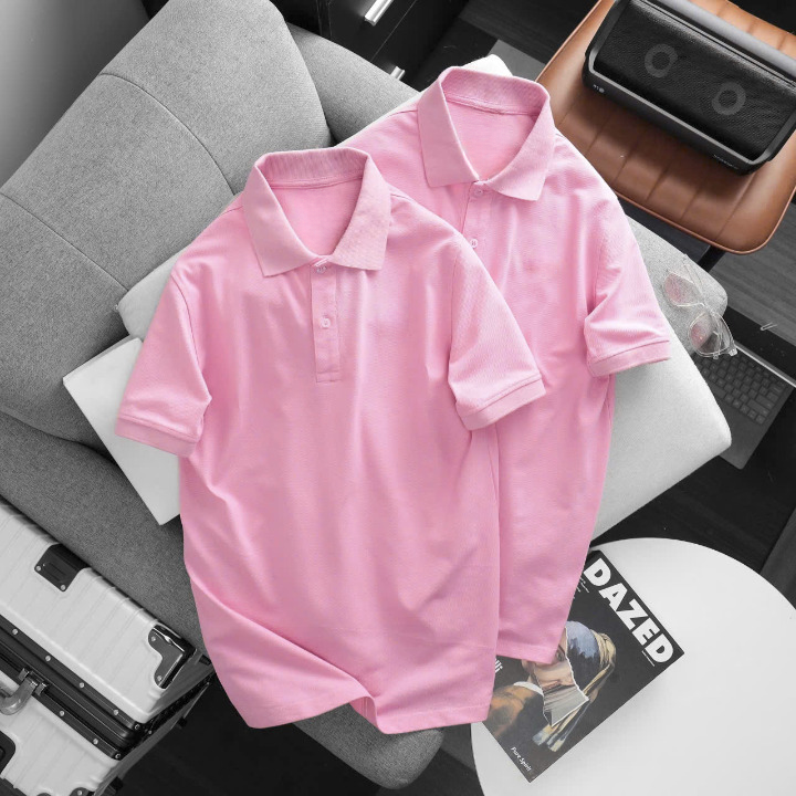 OEM/ODM Manufacturing: Classic Pique Knit Solid Color Polo Shirts - Image 4