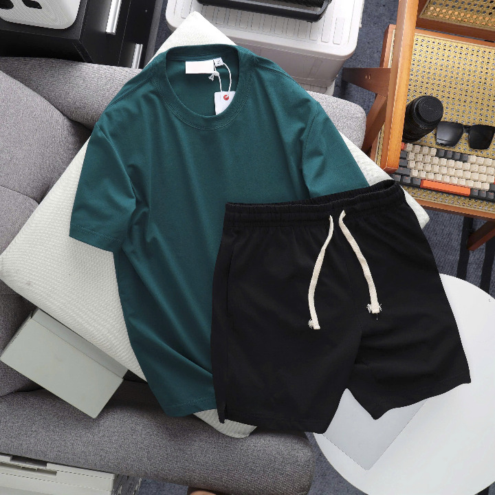 OEM/ODM Manufacturing: Premium Blank T-Shirt & Shorts Sets (Loungewear/Casual) - Image 18