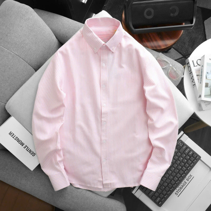 OEM/ODM Manufacturing: Precision Tailored Classic Striped Shirts - Image 3