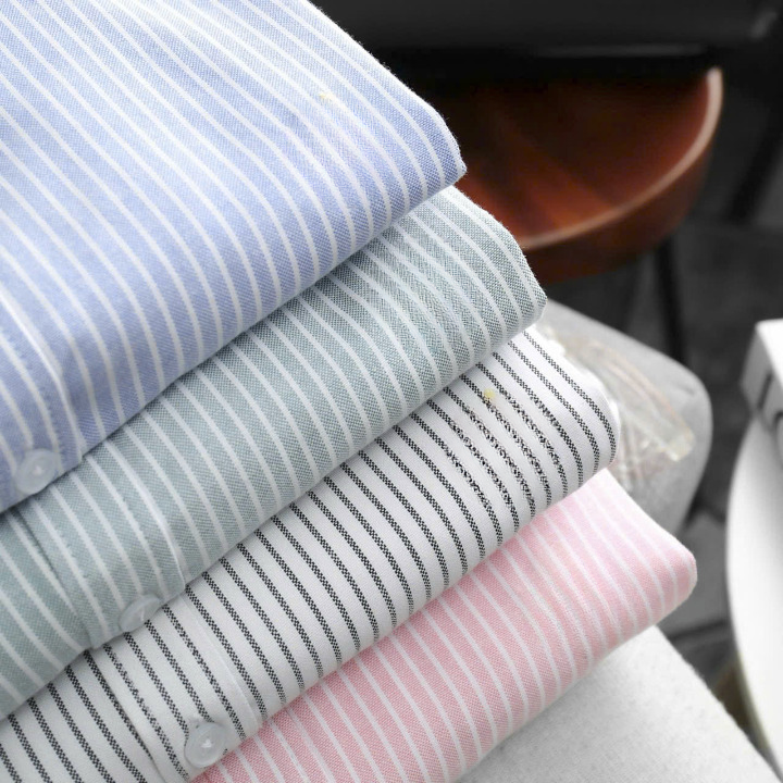 OEM/ODM Manufacturing: Precision Tailored Classic Striped Shirts - Image 6