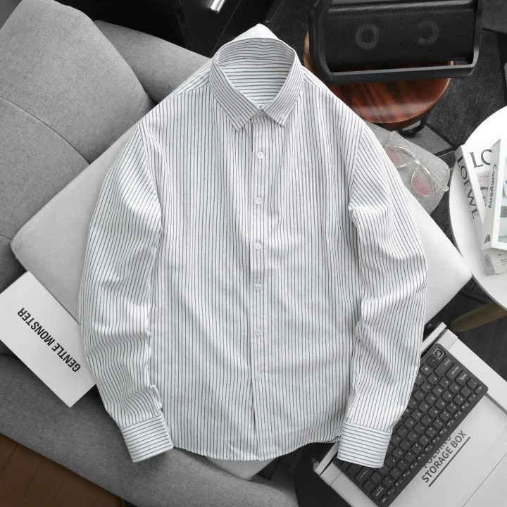 OEM/ODM Manufacturing: Precision Tailored Classic Striped Shirts - Image 5