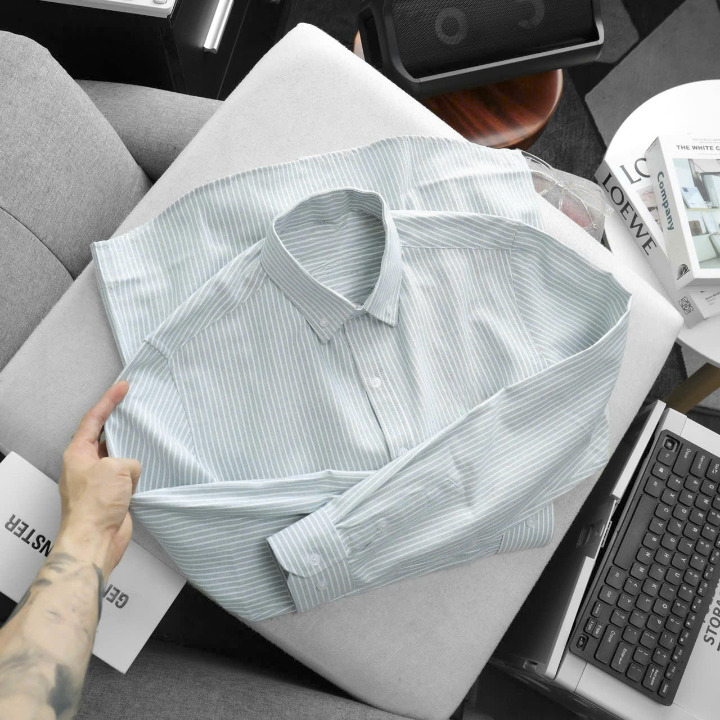 OEM/ODM Manufacturing: Precision Tailored Classic Striped Shirts - Image 10