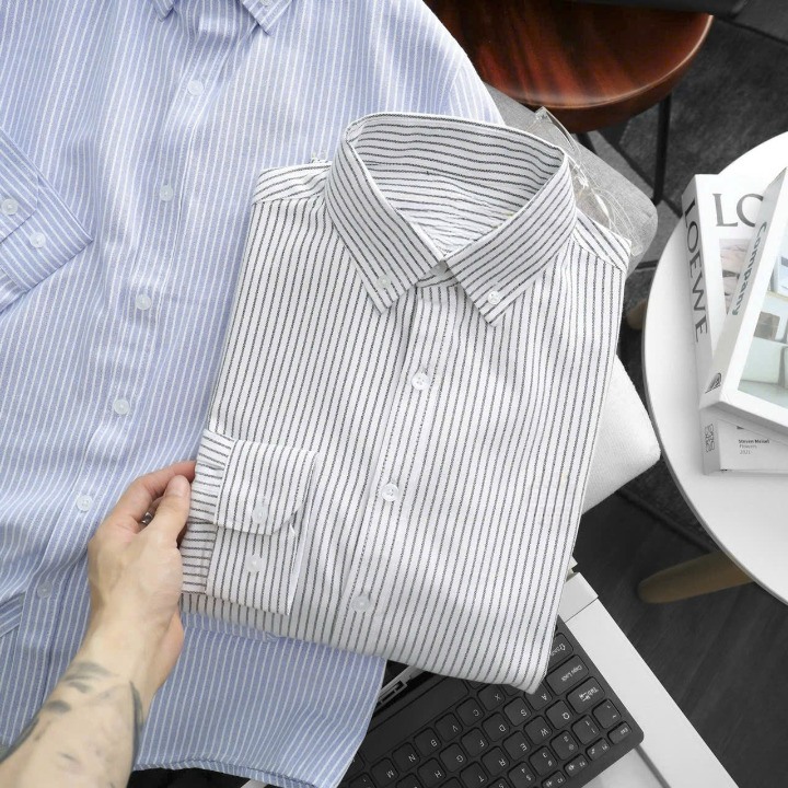 OEM/ODM Manufacturing: Precision Tailored Classic Striped Shirts - Image 11
