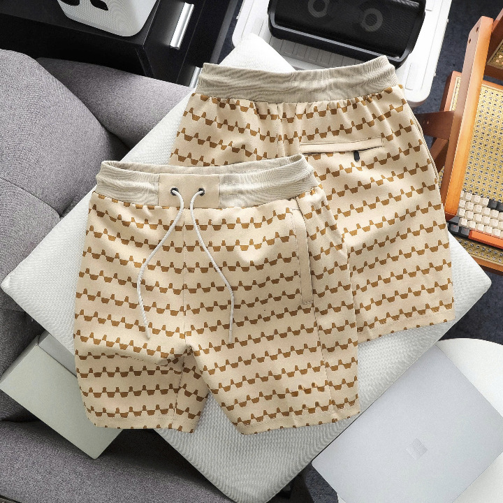 OEM/ODM Manufacturing: Custom Monogram & Allover Print Knit Shorts - Image 6