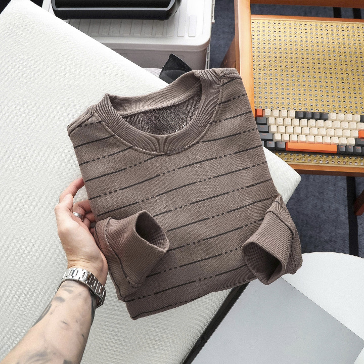 Striped Knit Sweater & Pullover Production - OEM/ODM Manufacturing Service - Image 6
