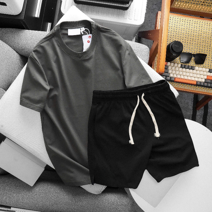 OEM/ODM Manufacturing: Premium Blank T-Shirt & Shorts Sets (Loungewear/Casual) - Image 8