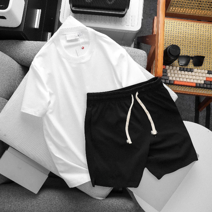 OEM/ODM Manufacturing: Premium Blank T-Shirt & Shorts Sets (Loungewear/Casual) - Image 9