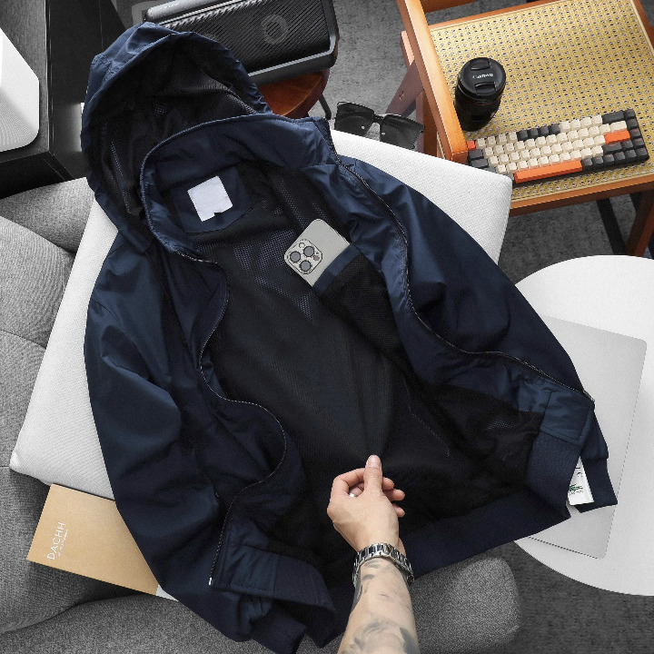 OEM/ODM Manufacturing: Technical Hooded Windbreaker Jackets Production - Image 12