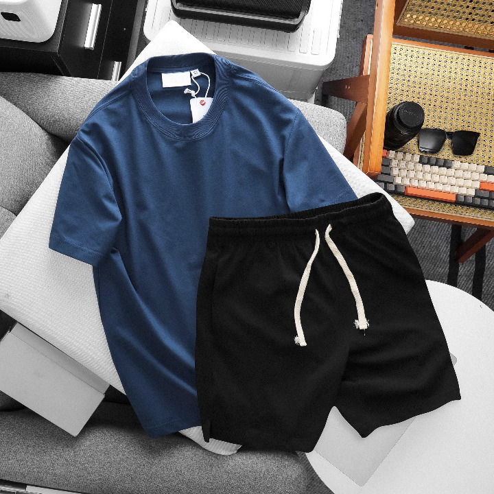 OEM/ODM Manufacturing: Premium Blank T-Shirt & Shorts Sets (Loungewear/Casual) - Image 16