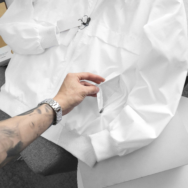 OEM/ODM Manufacturing: Technical Hooded Windbreaker Jackets Production - Image 13