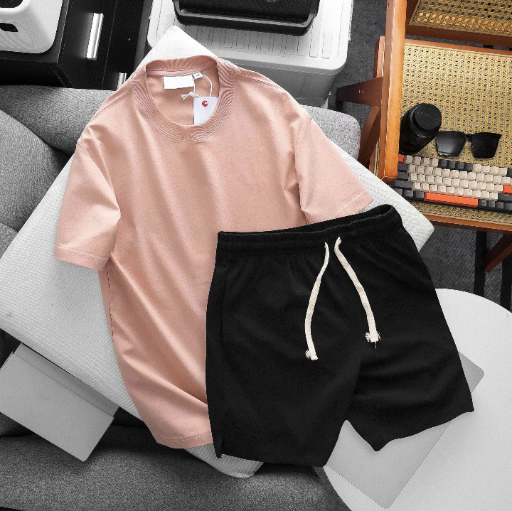 OEM/ODM Manufacturing: Premium Blank T-Shirt & Shorts Sets (Loungewear/Casual) - Image 17