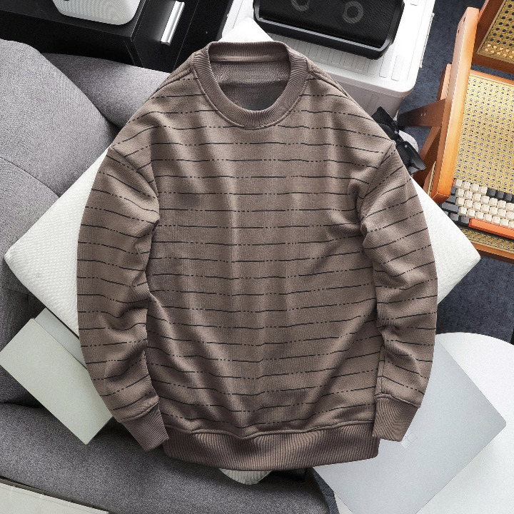 Striped Knit Sweater & Pullover Production - OEM/ODM Manufacturing Service - Image 5