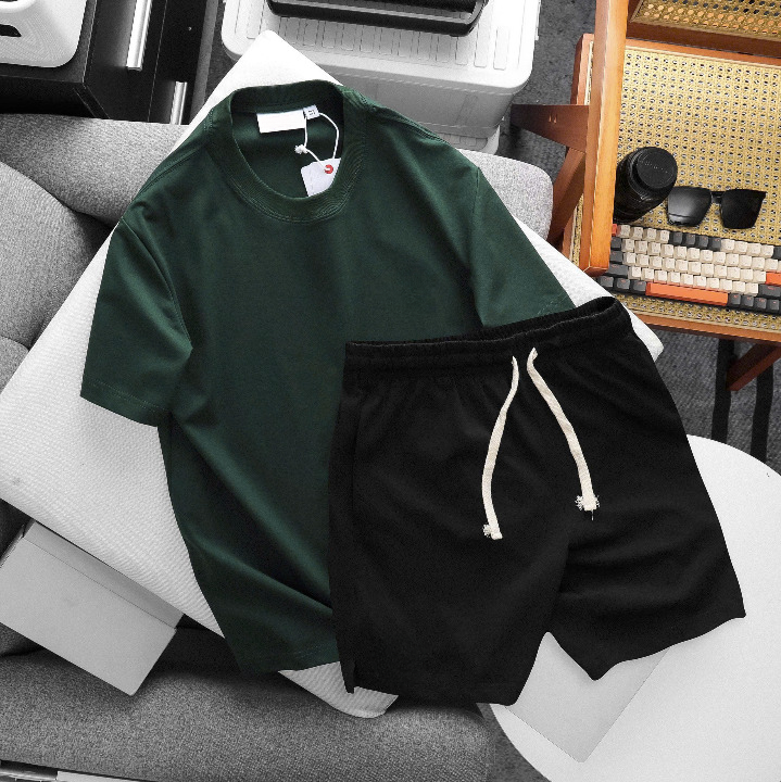 OEM/ODM Manufacturing: Premium Blank T-Shirt & Shorts Sets (Loungewear/Casual) - Image 15