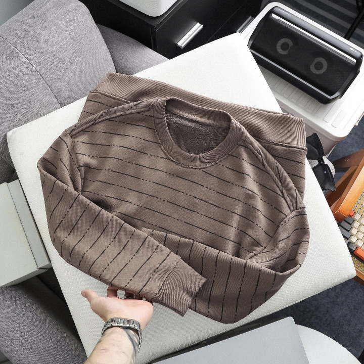 Striped Knit Sweater & Pullover Production - OEM/ODM Manufacturing Service - Image 7