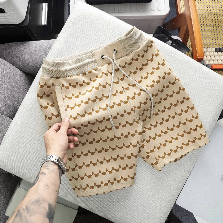 OEM/ODM Manufacturing: Custom Monogram & Allover Print Knit Shorts - Image 9