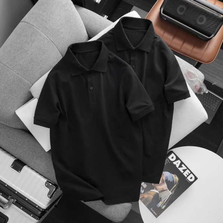 OEM/ODM Manufacturing: Classic Pique Knit Solid Color Polo Shirts - Image 7