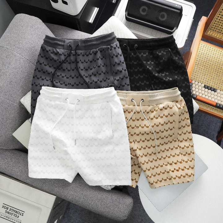 OEM/ODM Manufacturing: Custom Monogram & Allover Print Knit Shorts