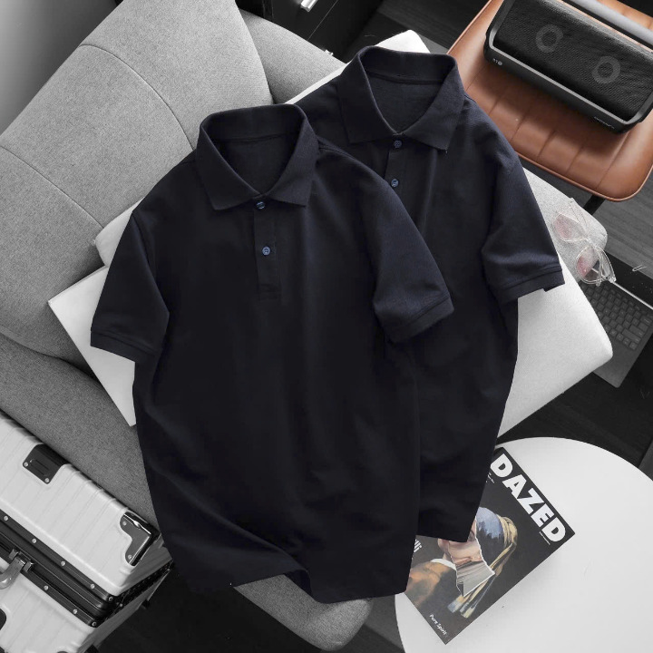 OEM/ODM Manufacturing: Classic Pique Knit Solid Color Polo Shirts - Image 3