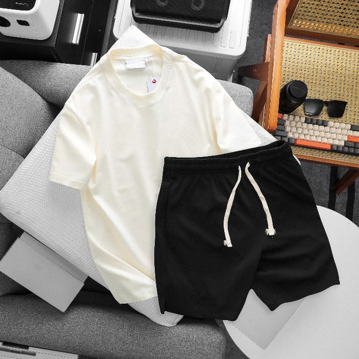 OEM/ODM Manufacturing: Premium Blank T-Shirt & Shorts Sets (Loungewear/Casual) - Image 7