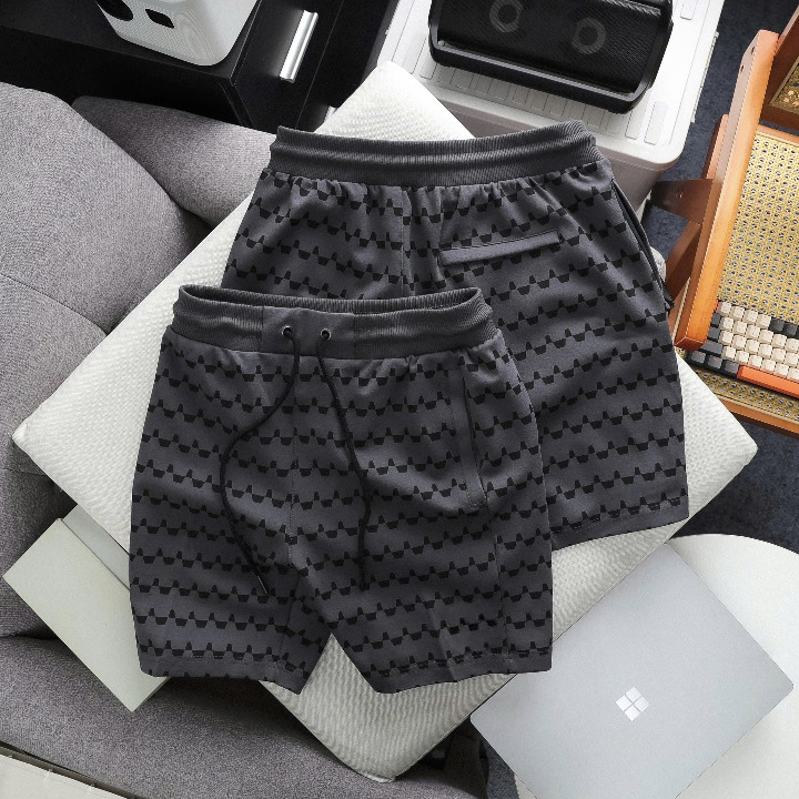 OEM/ODM Manufacturing: Custom Monogram & Allover Print Knit Shorts - Image 7