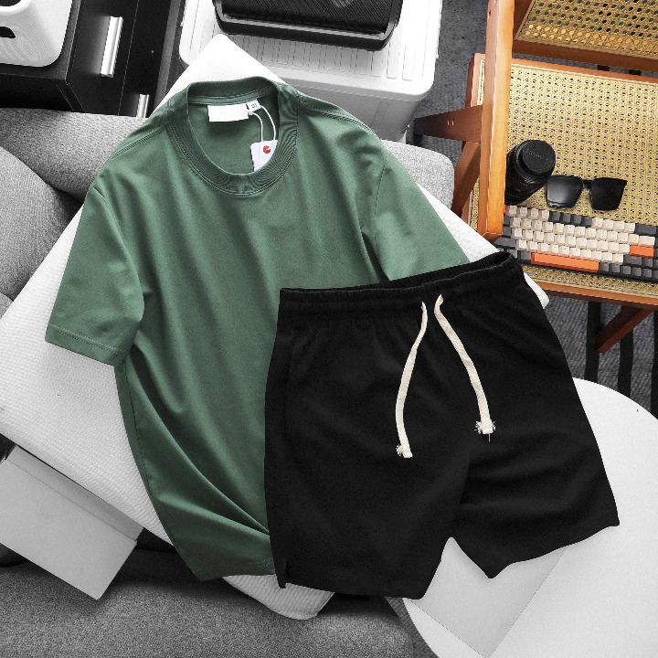 OEM/ODM Manufacturing: Premium Blank T-Shirt & Shorts Sets (Loungewear/Casual) - Image 6