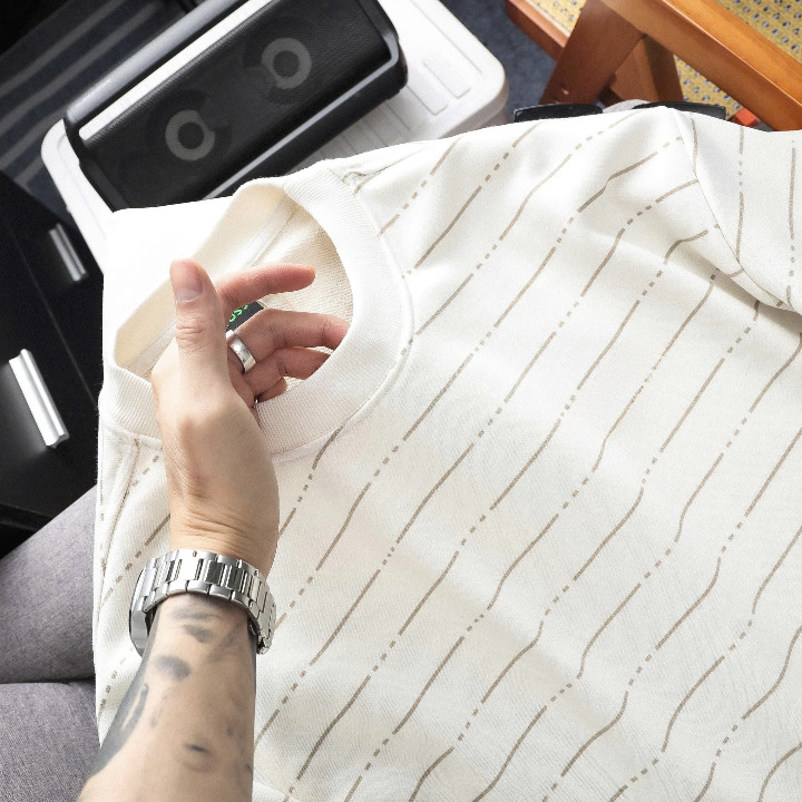 Striped Knit Sweater & Pullover Production - OEM/ODM Manufacturing Service - Image 10