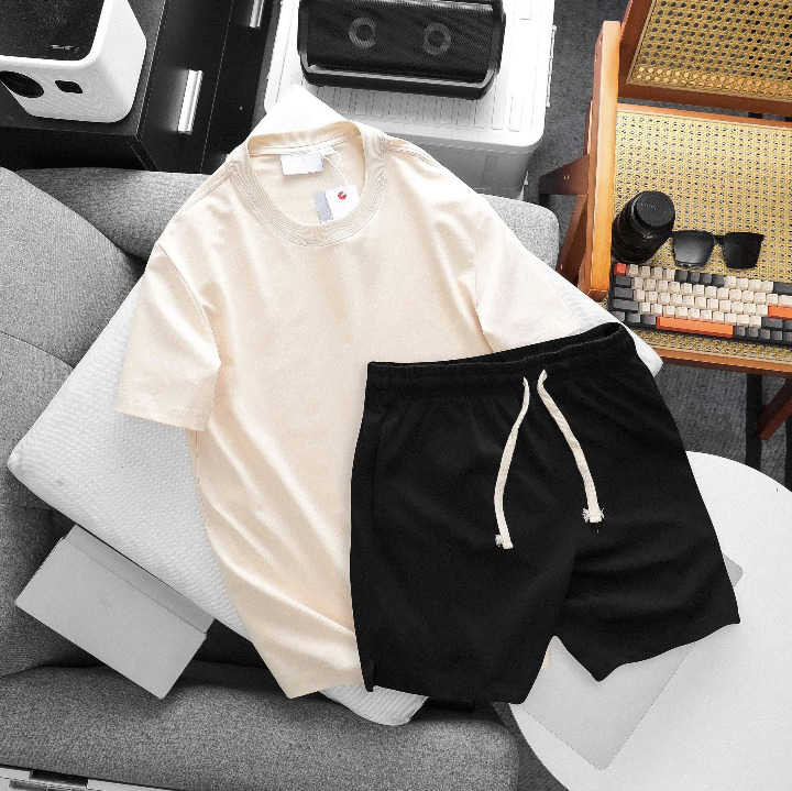 OEM/ODM Manufacturing: Premium Blank T-Shirt & Shorts Sets (Loungewear/Casual) - Image 5