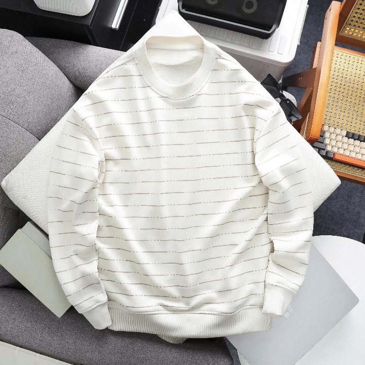 Striped Knit Sweater & Pullover Production - OEM/ODM Manufacturing Service - Image 4