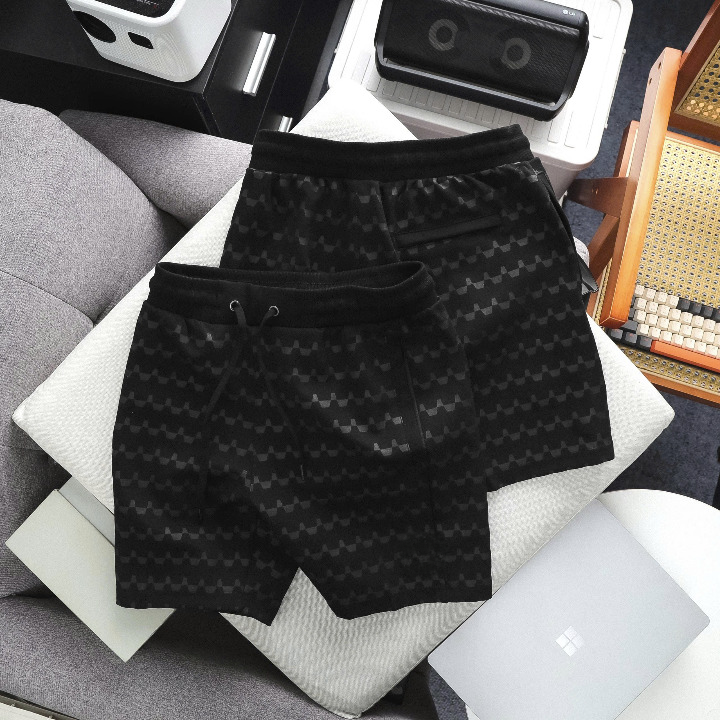 OEM/ODM Manufacturing: Custom Monogram & Allover Print Knit Shorts - Image 5