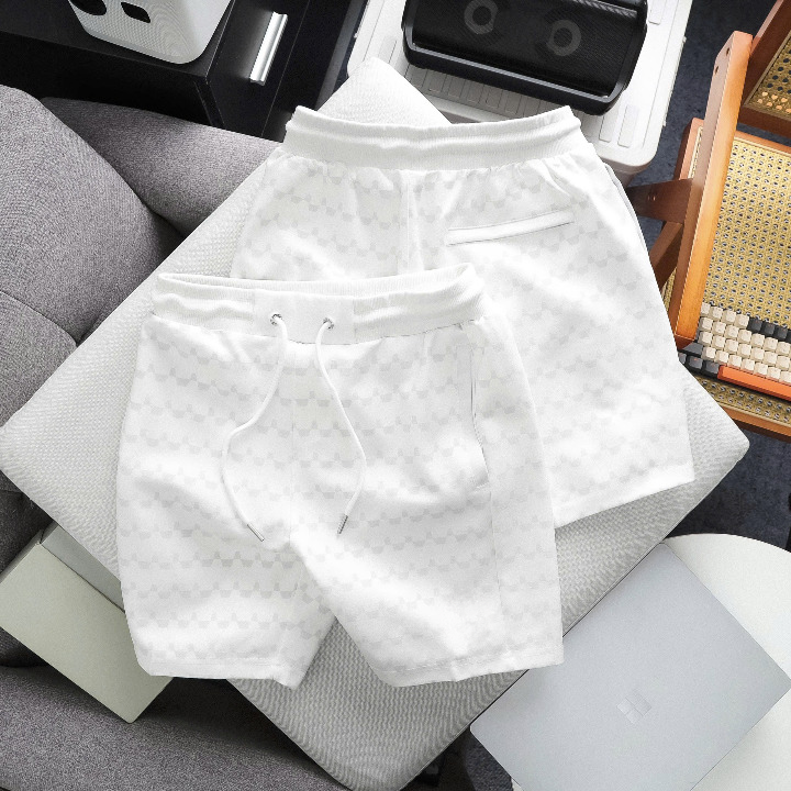 OEM/ODM Manufacturing: Custom Monogram & Allover Print Knit Shorts - Image 4