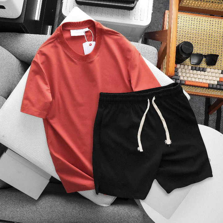 OEM/ODM Manufacturing: Premium Blank T-Shirt & Shorts Sets (Loungewear/Casual) - Image 3